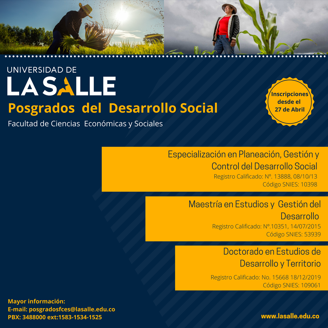 ACIUR - Posgrados Del Desarrollo Social-Universidad De La Salle